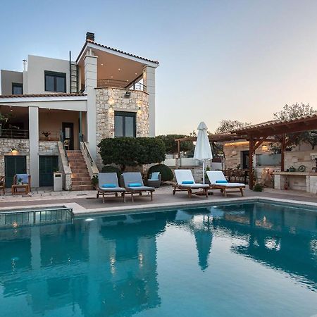 Antonia Blue Villa Mourniaí エクステリア 写真