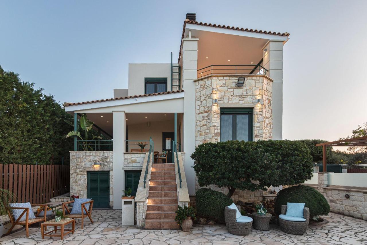 Antonia Blue Villa Mourniaí エクステリア 写真